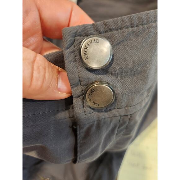 ExOfficio Insect Shield Zip Off Hiking Pants‎ Women’s 8 Gray Convertible Outdoor - Picture 5 of 10